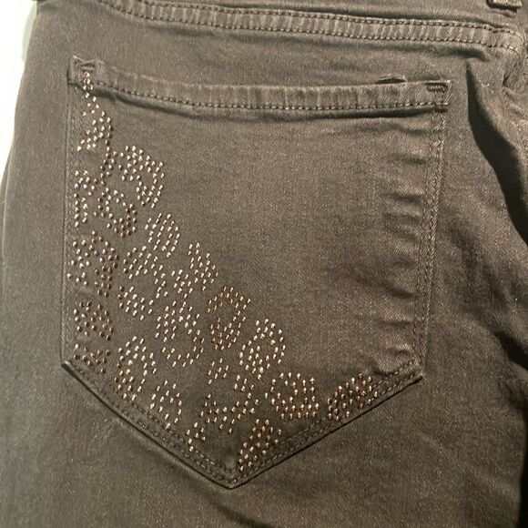 NYDJ- “Billie Mini Bootcut” High Rise Jeans in Coffee Bean Brown- Size 12 - Picture 8 of 16